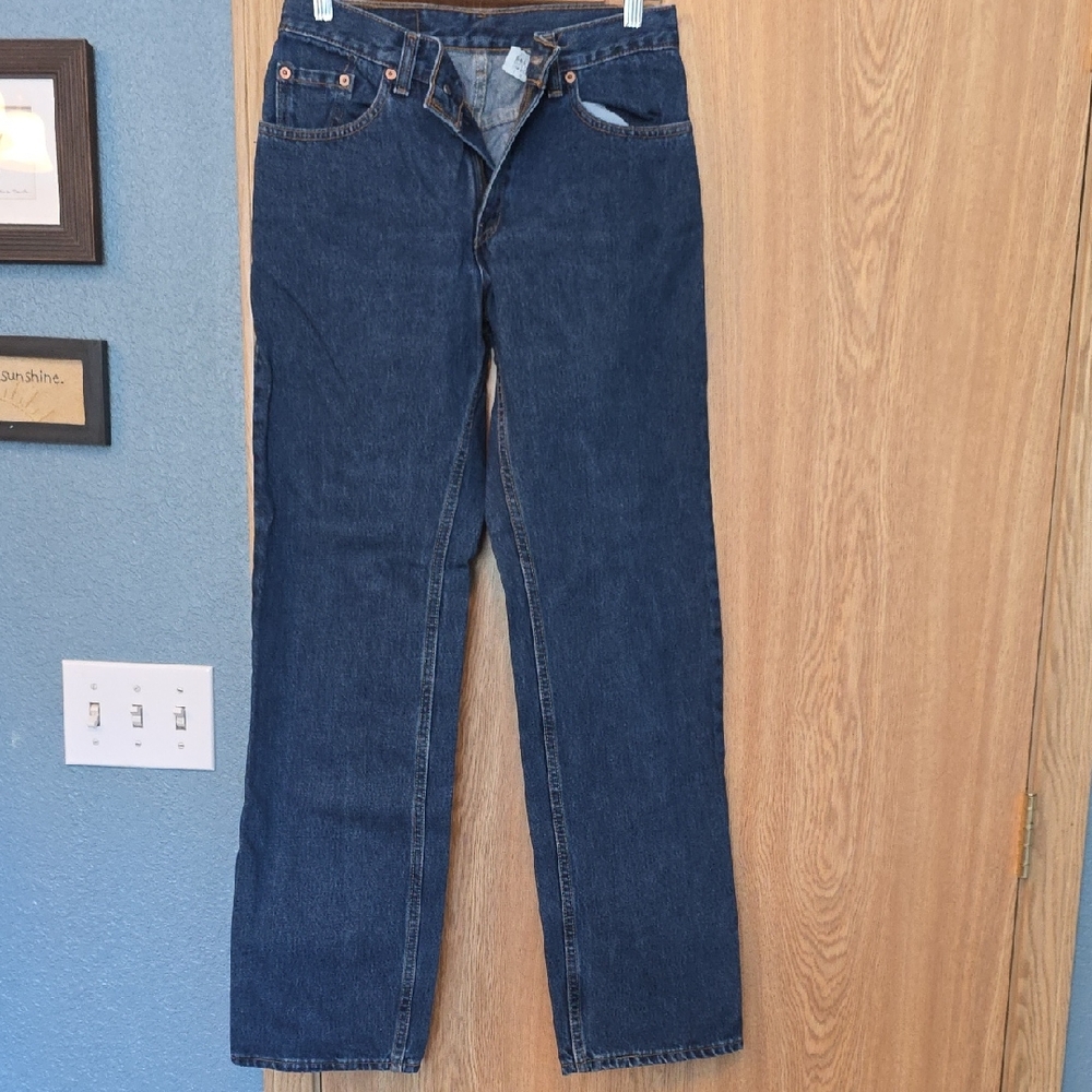 Levis Classic Blue Denim 555 Jeans